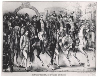 Triumphal Entry of Augustin de Iturbide by Julio Michaud